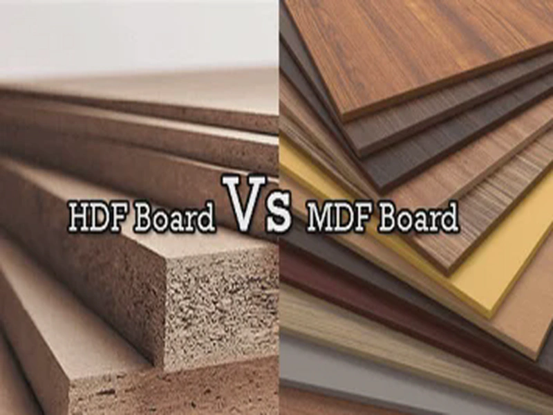 So Sánh Ván gỗ MDF và HDF